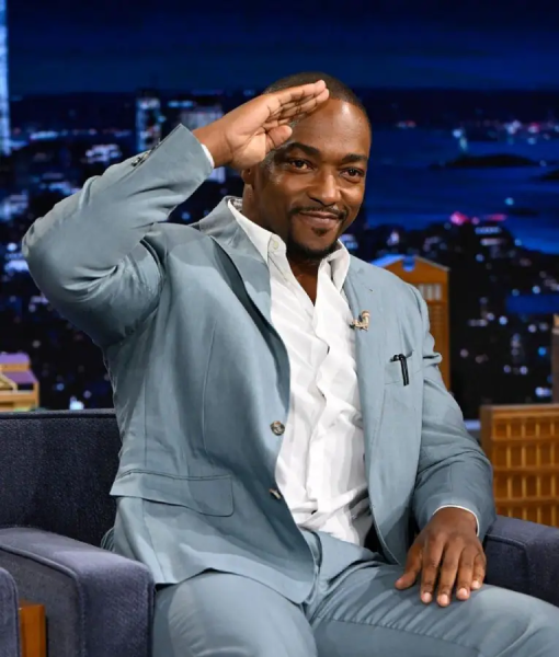 Anthony Mackie The Tonight Show Starring Jimmy Fallon S12 Blazer WorthVee