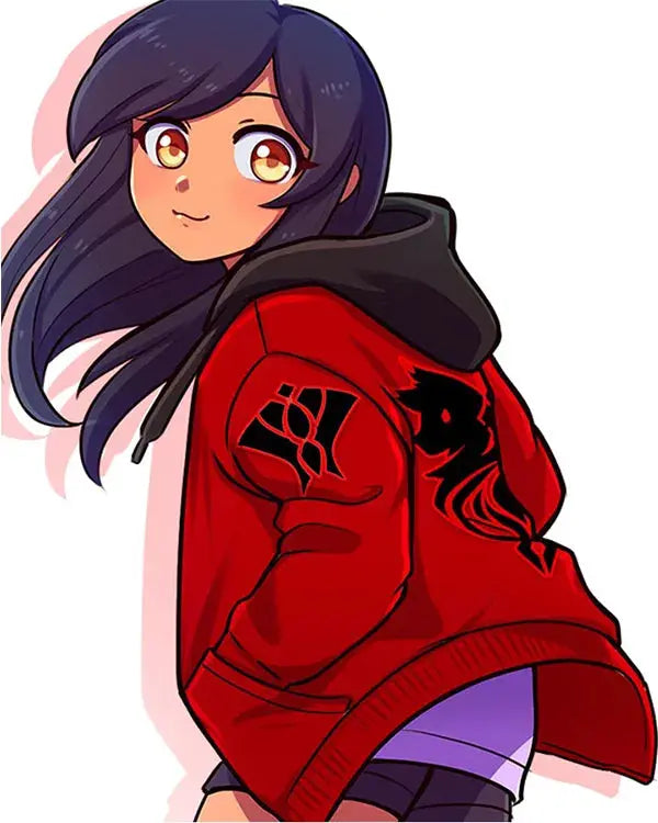 Aphmau Aaron Lycan Red Hoodie WorthVee