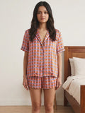 Arianna Horton Days of Our Lives Geometric Print Pajamas WorthVee