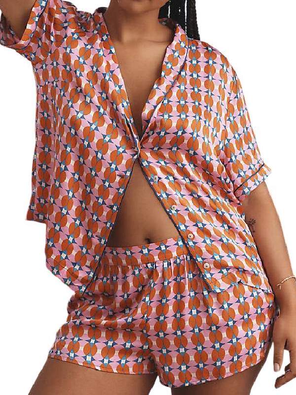 Arianna Horton Days of Our Lives Geometric Print Pajamas WorthVee