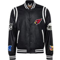 Arizona Cardinals Black Leather Varsity Jacket WorthVee