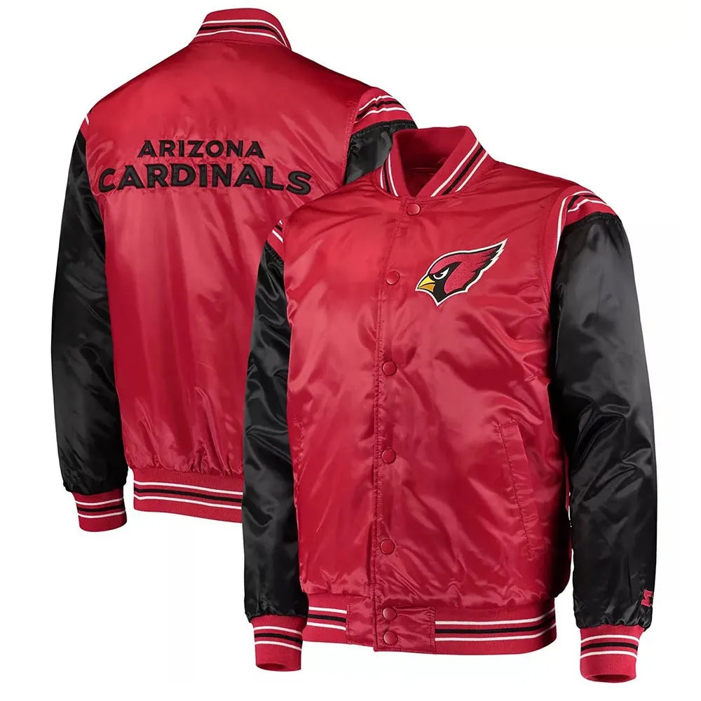 Arizona Cardinals Enforcer Satin Jacket WorthVee