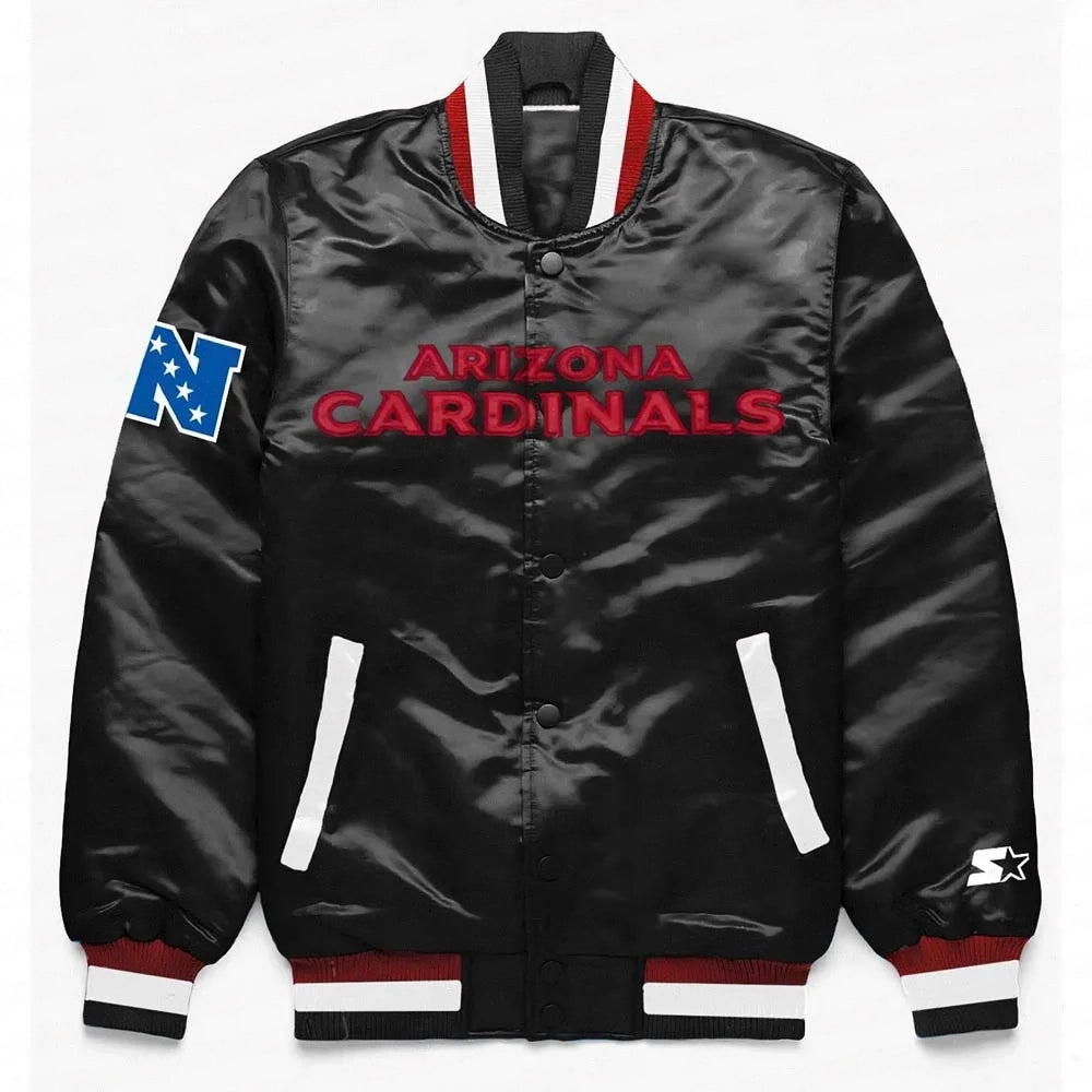 Arizona Cardinals Exclusive Satin Jacket WorthVee