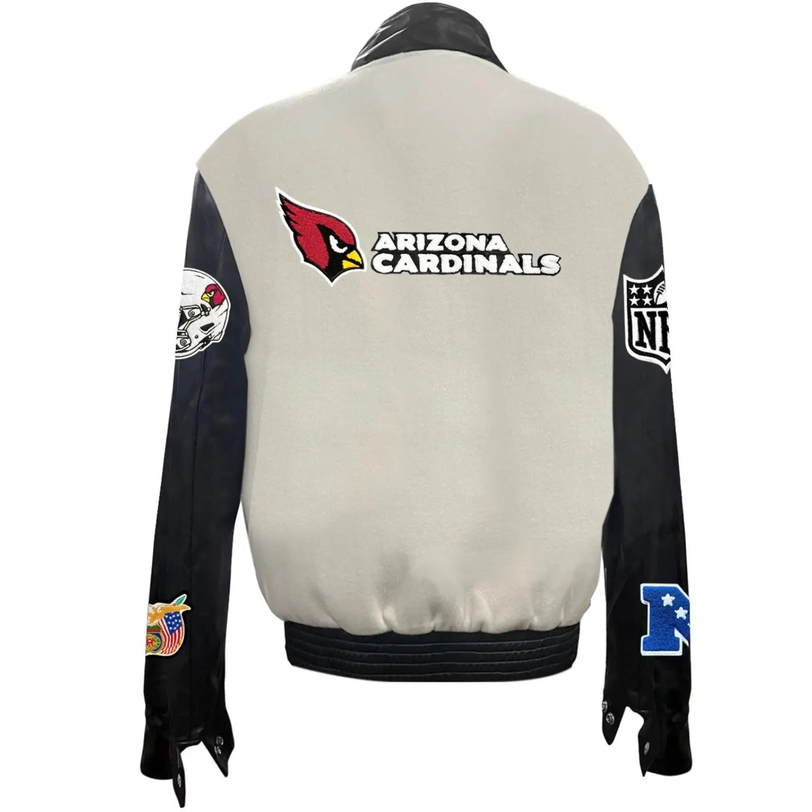 Arizona Cardinals Jeff Hamilton Wool and Leather Jacket WorthVee