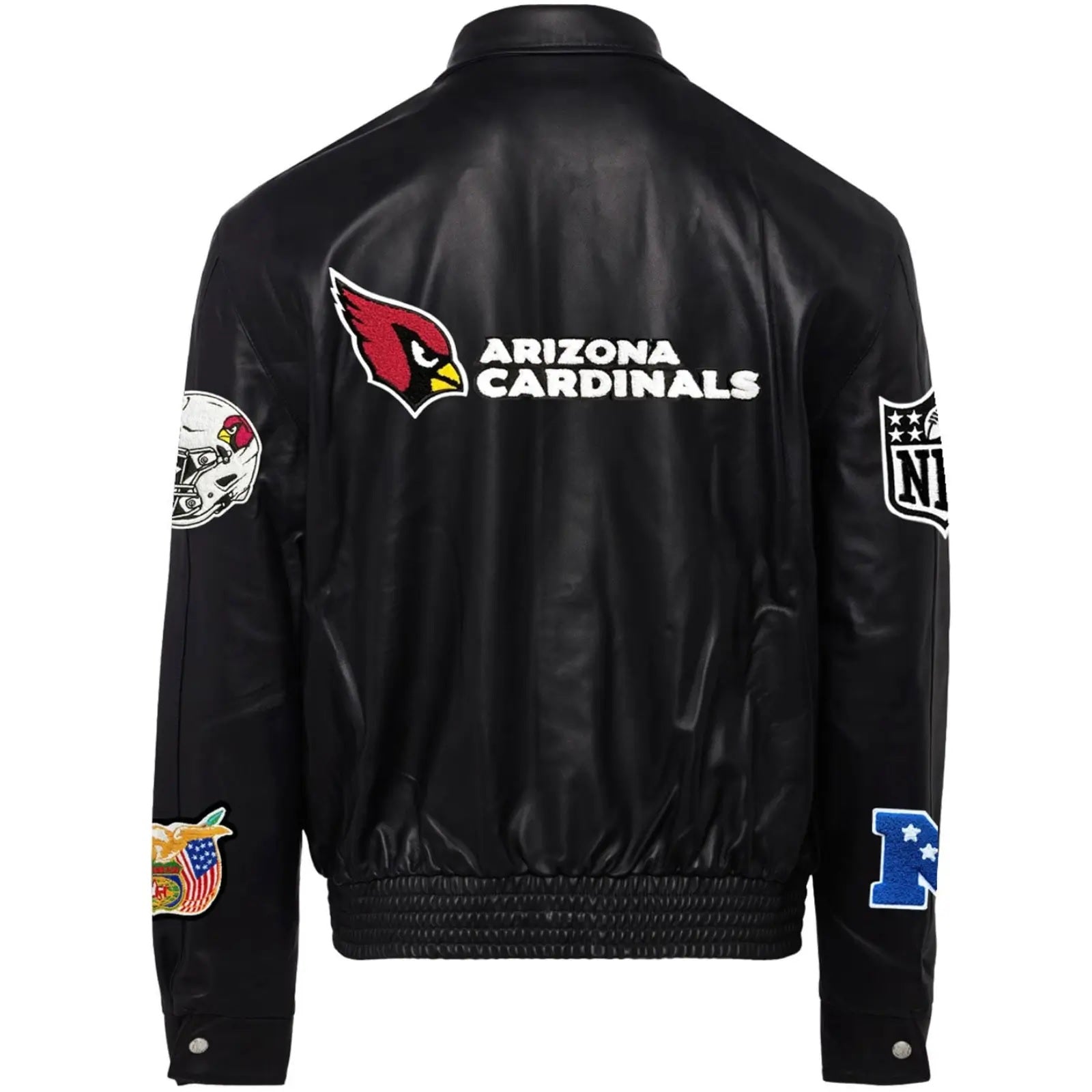 Arizona Cardinals Jeff Hamilton Wool and Leather Jacket WorthVee