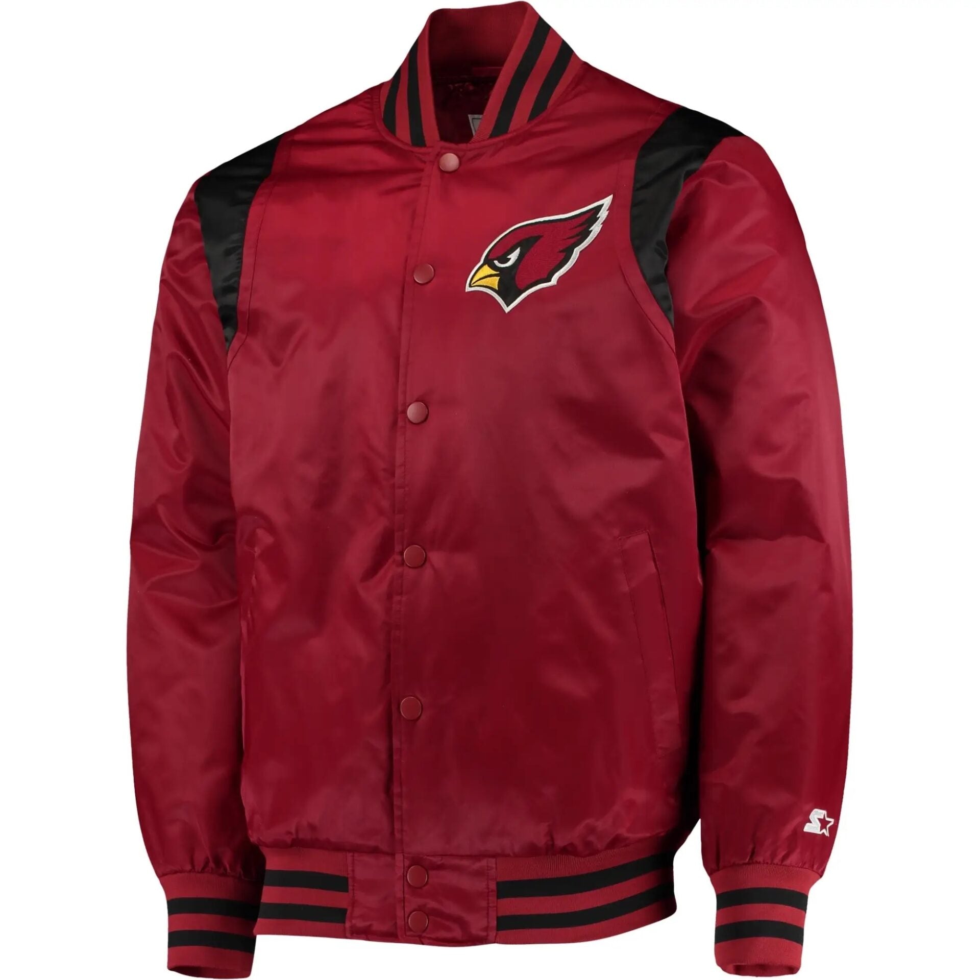 Arizona Cardinals Starter Prime Time Twill Full Snap Jacket WorthVee