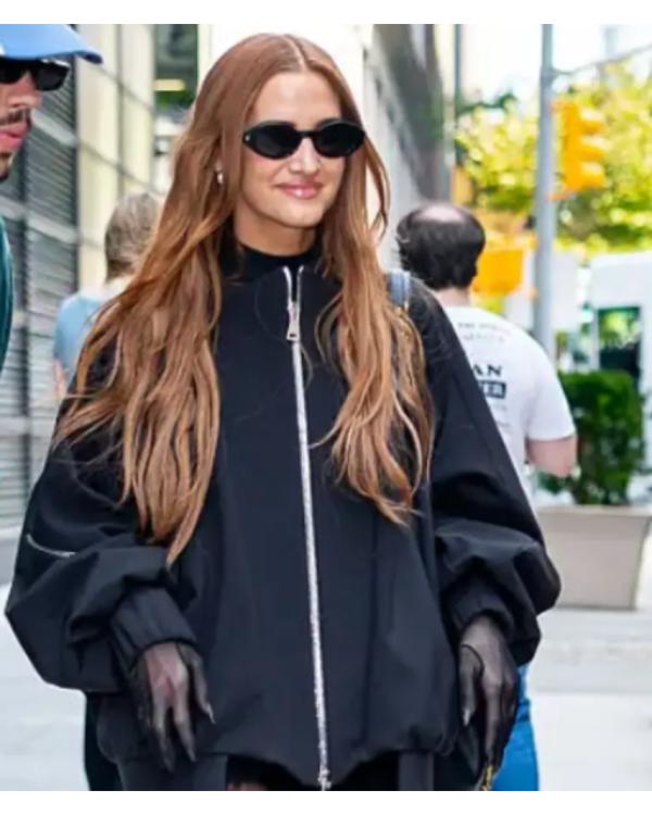 Ashlee Simpson NYC 2025 Black Jacket