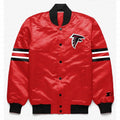 Atlanta Falcons Button Down Red Jacket WorthVee