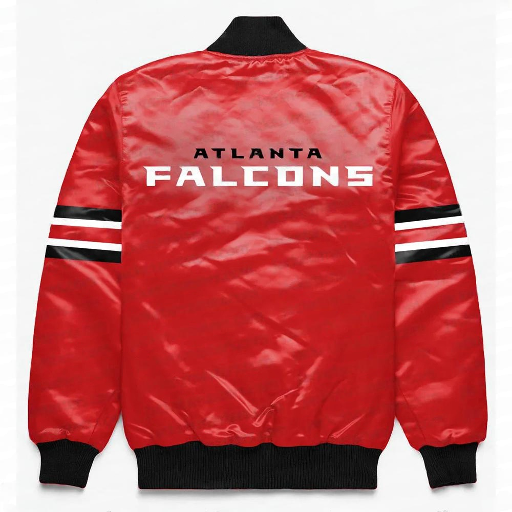 Atlanta Falcons Button Down Red Jacket WorthVee
