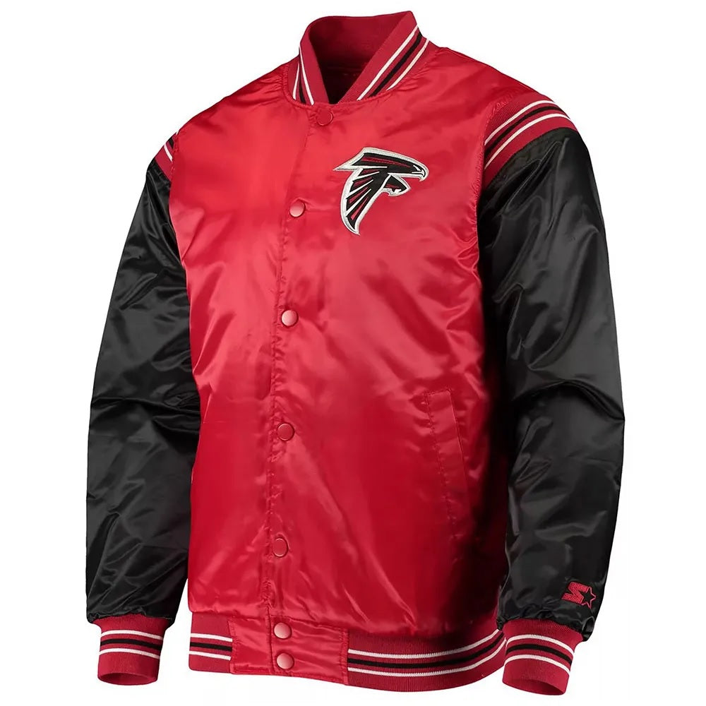 Atlanta Falcons Enforcer Satin Jacket WorthVee