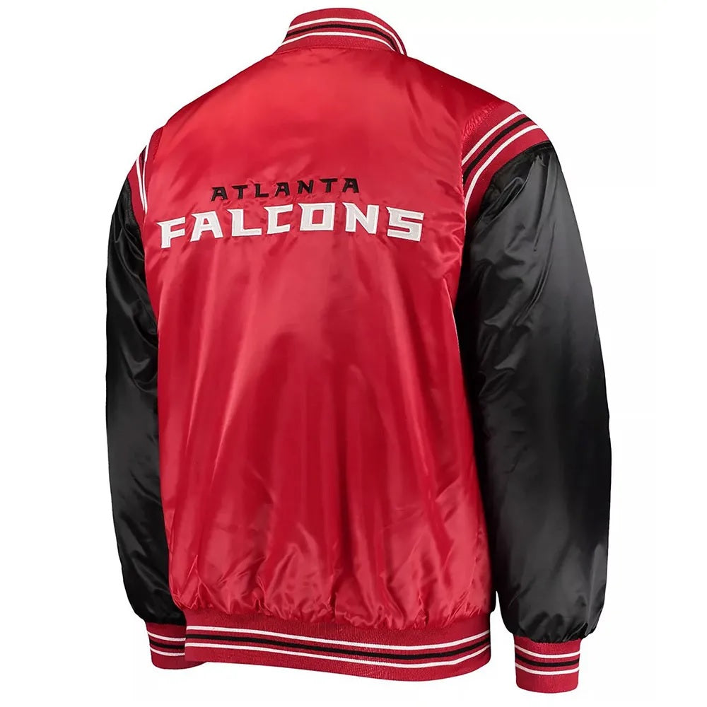 Atlanta Falcons Enforcer Satin Jacket WorthVee