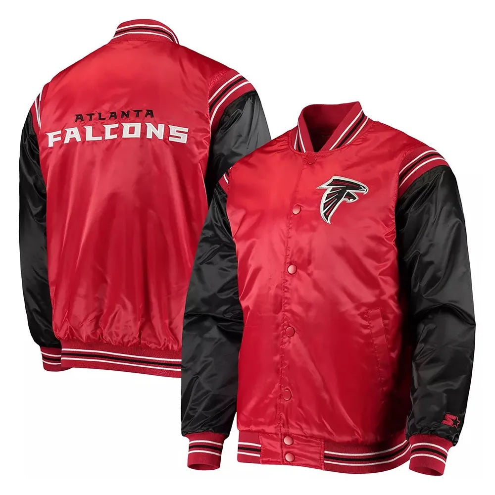 Atlanta Falcons Enforcer Satin Jacket WorthVee