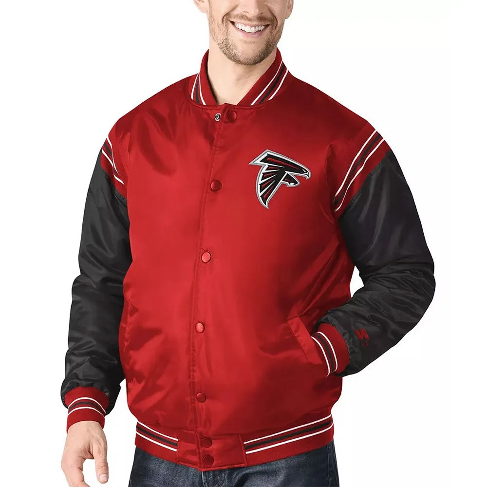 Atlanta Falcons Enforcer Satin Jacket WorthVee