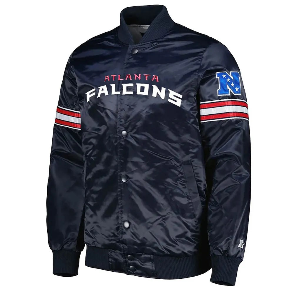 Atlanta Falcons Navy Blue Jacket WorthVee