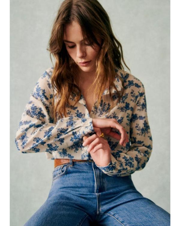 Georgie And Mandys First Marriage S02 Rachel Bay Jones Floral Shirt