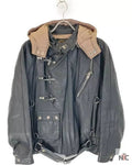 Avirex B-7 Black Leather Tanker Jacket Clanton Jacket