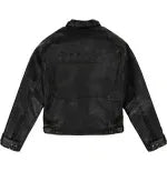 Avirex Inspired Black-out Racing Leather Jacket