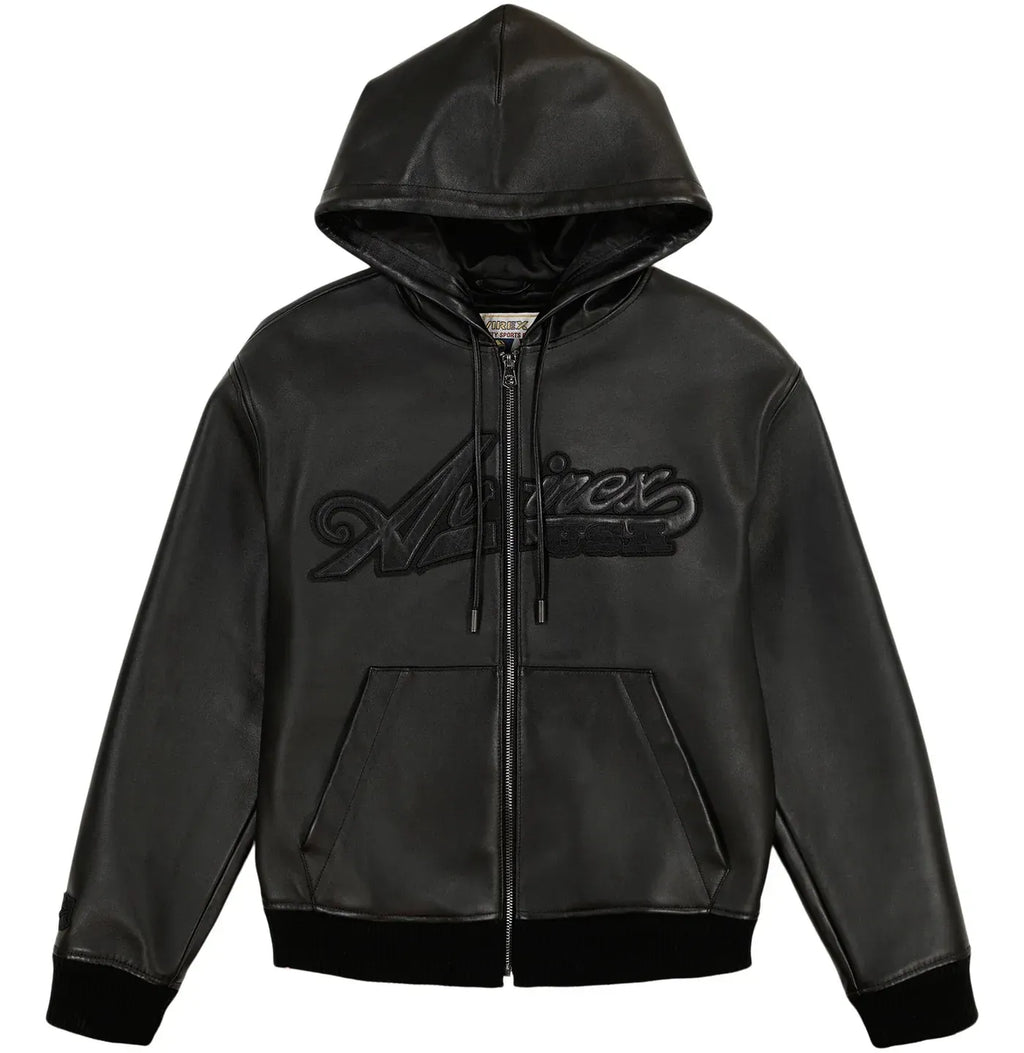 Avirex Inspired Black Limited Edition Hooded Jacket