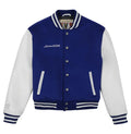 Avirex Inspired Limited Edition Blue Wool Leather Jacket