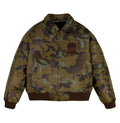 Avirex Inspired Limited Edition Camo Green Leather Jacket