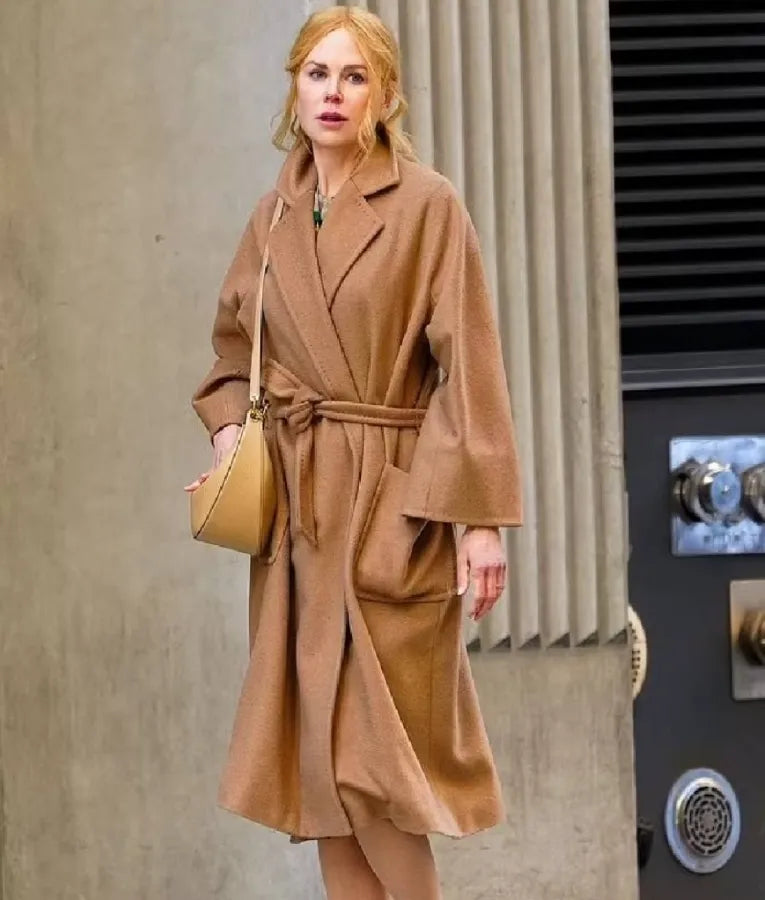 Babygirl 2024 Nicole Kidman Brown Coat