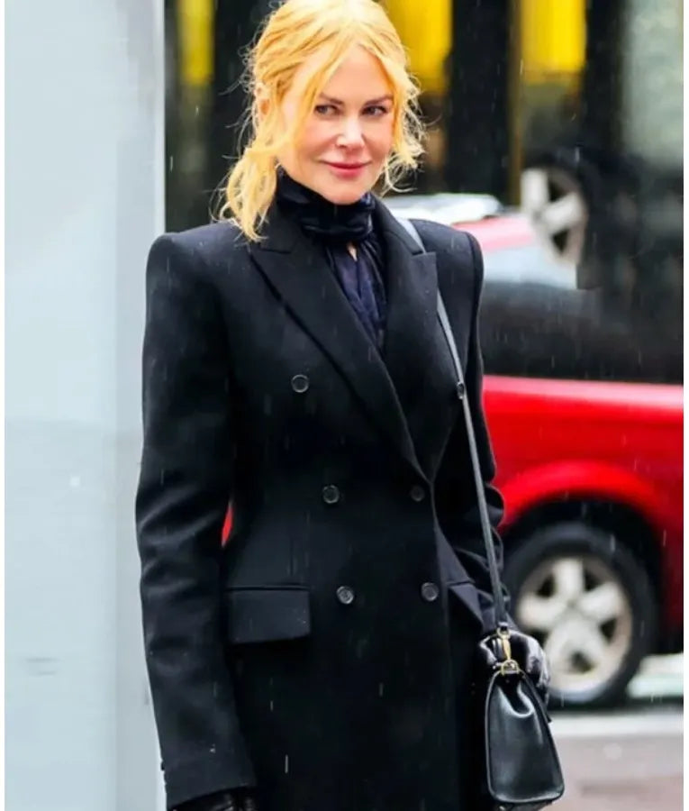 Babygirl 2024 Nicole Kidman Black Coat