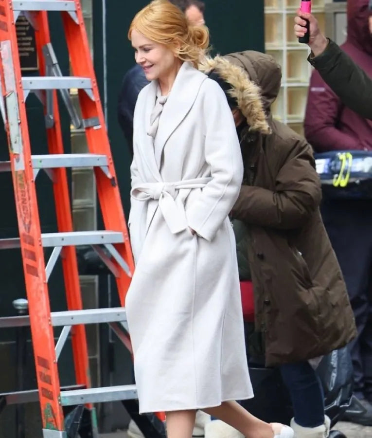 Babygirl 2024 Nicole Kidman White Coat