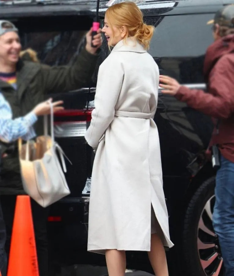 Babygirl 2024 Nicole Kidman White Coat