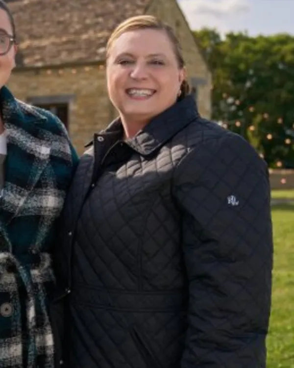 Baked with Love Holiday S01 Black Quilted Coat