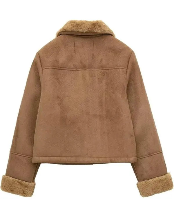 Baked with Love Holiday S01 Shearling Crop Jacket