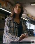 Ballard S01 Maggie Q Plaid Shirt Clanton Jacket