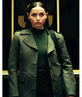 Ballerina 2025 Ana de Armas Green Trench Coat
