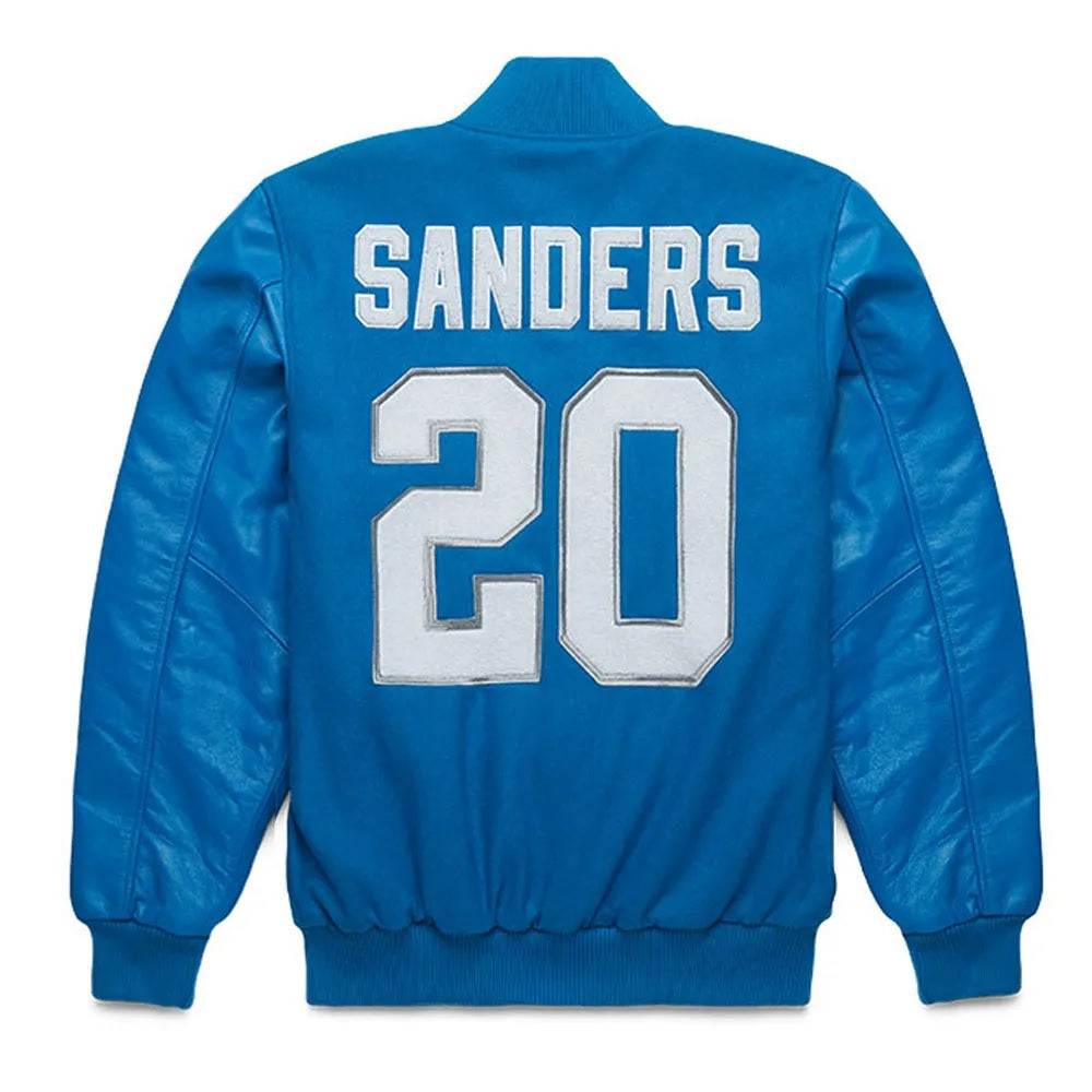 Barry Sanders Detroit Lions Jacket WorthVee