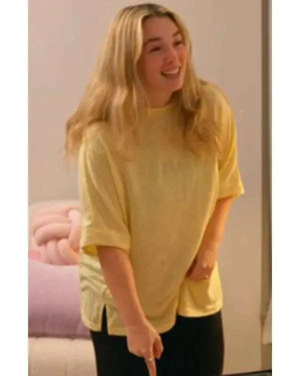 Baylen Out Loud S02 Baylen Dupree Yellow Oversized T Shirt WorthVee