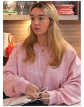 Baylen Out Loud S03 Baylen Dupree Pink Happy Place Sweater WorthVee