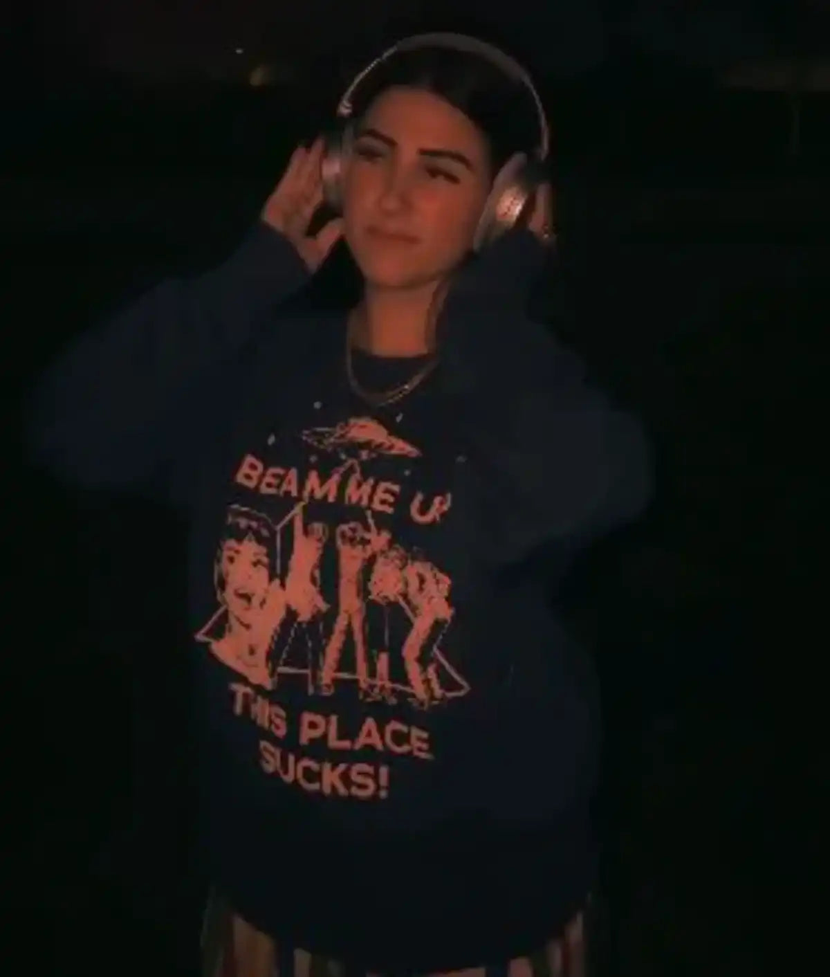 Beam Me Up This Place Sucks Sweatshirt
