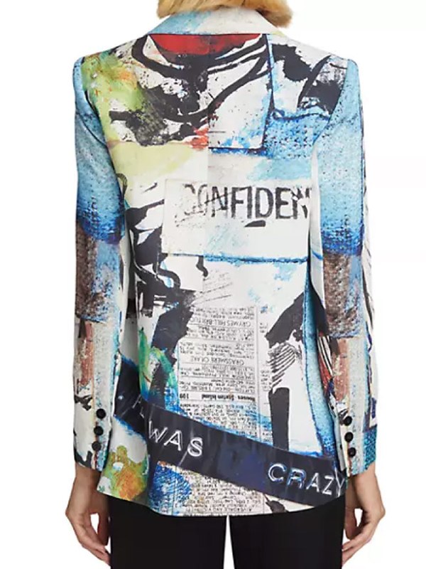Beat Shazam S07 Corinne Foxx Graffiti Print Blazer WorthVee