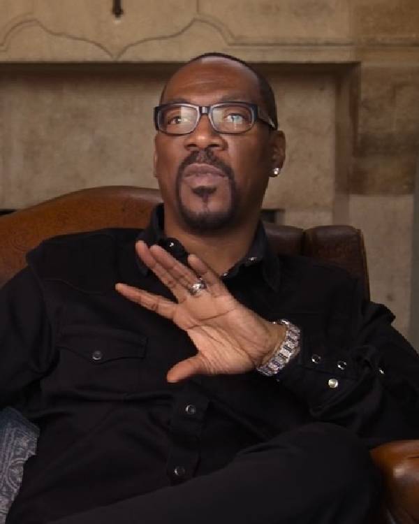 Being Eddie Eddie Murphy Black Shirt