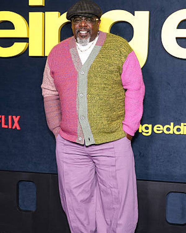 Being Eddie LA Premiere Cedric The Entertainer Cardigan