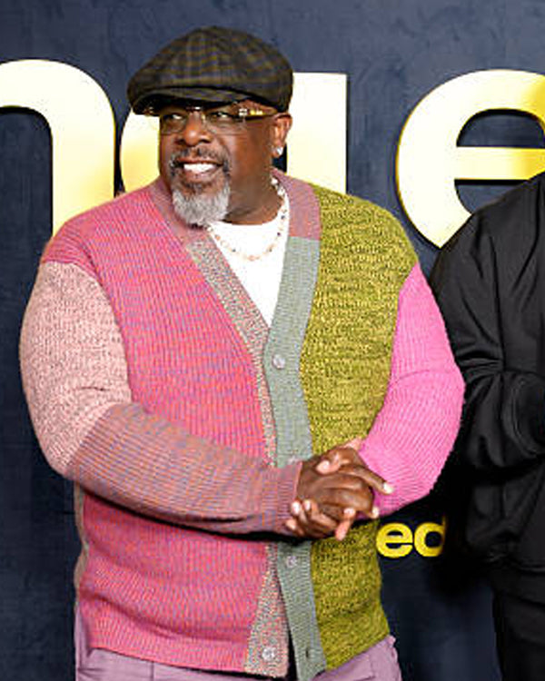 Being Eddie LA Premiere Cedric The Entertainer Cardigan
