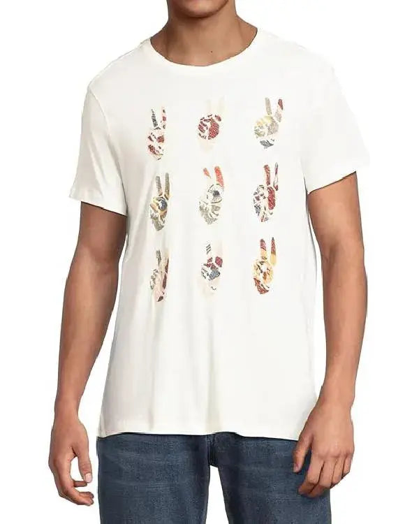 Bel-Air S04 Carlton Banks White Hand Print Graphic Tee WorthVee