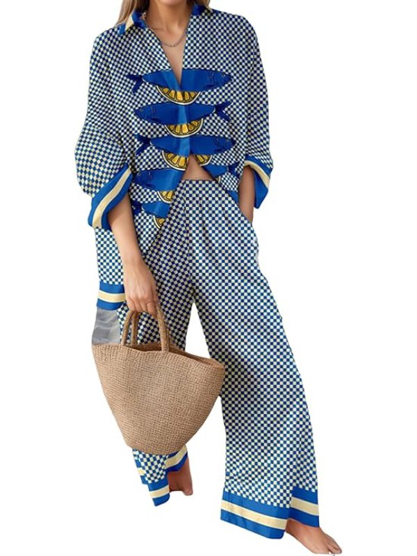 Below Deck Down Under S4 Daisy Kelliher Blue Fish Pajamas WorthVee