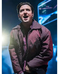 Berlin Concert Logan Henderson Maroon Jacket