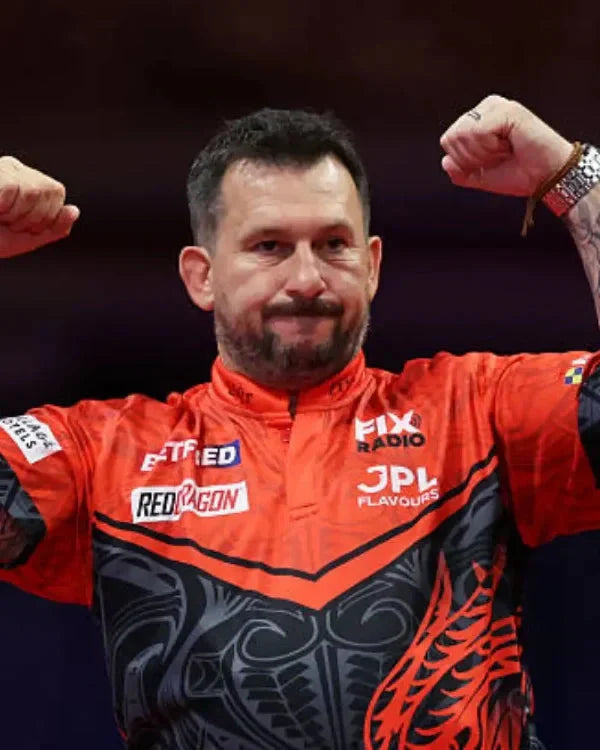 Jonny Clayton 2025 Betfred World Matchplay Shirt Clanton Jacket