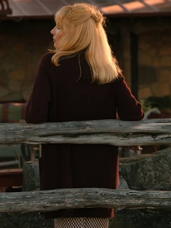 Beth Dutton Dutton Ranch 2026 Burgundy Cardigan WorthVee