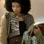 Beyond The Gates 2025 Ambyr Michelle Animal Print Jacket