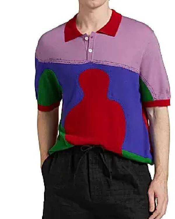 Beyond the Gates Jaden Lucas Miller Colorblock Polo Shirt Clanton Jacket
