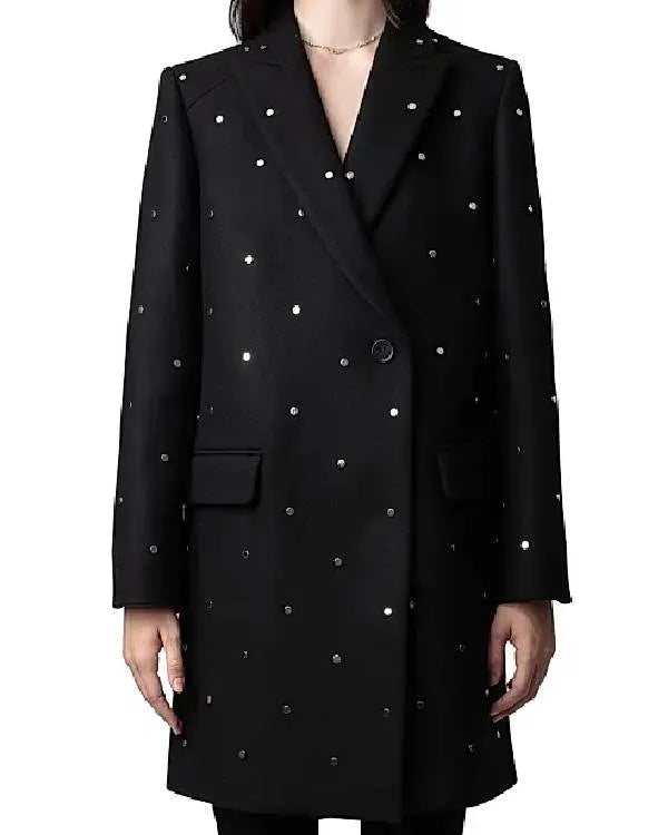 Beyond the Gates Kat Richardson Black Studded Coat