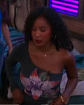 Big Brother USA Ashley Hollis Floral One Shoulder Top Shopotiny