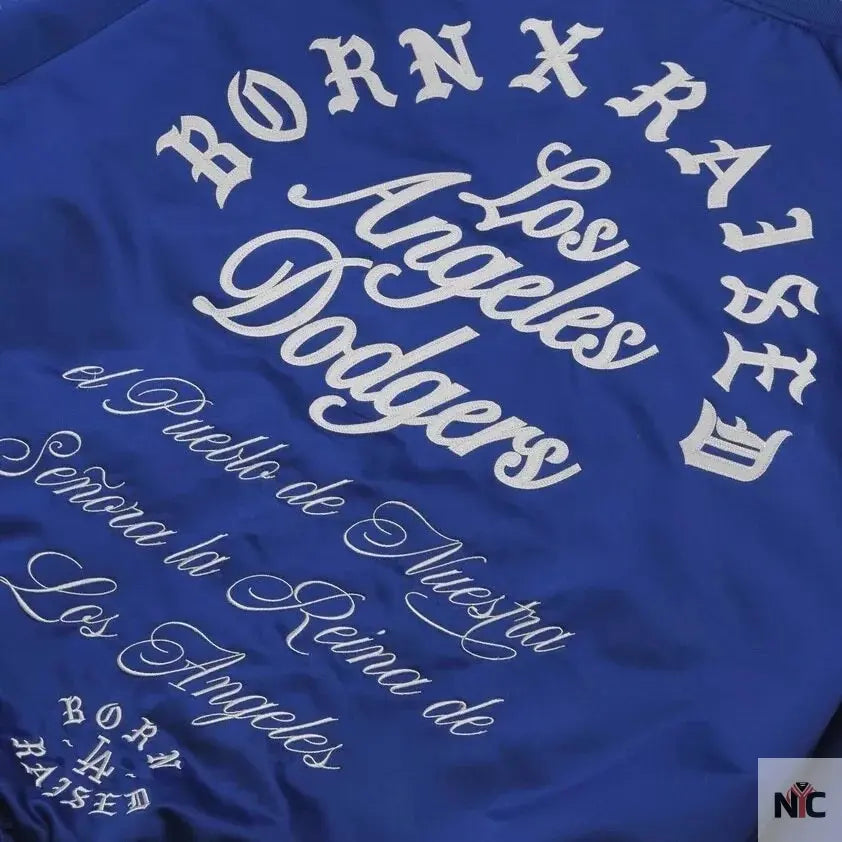 Born X Raised Dodgers Jacket Clanton Jacket